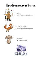 Cross-body laukku, kuvalla tai tekstillä